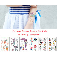 Novo Design Personalidade Impermeável Kids Body Tattoo Adesivos